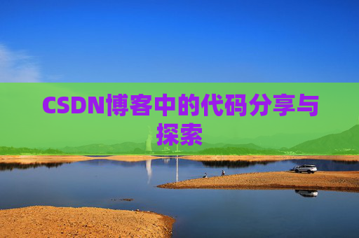 CSDN博客中的代码分享与探索